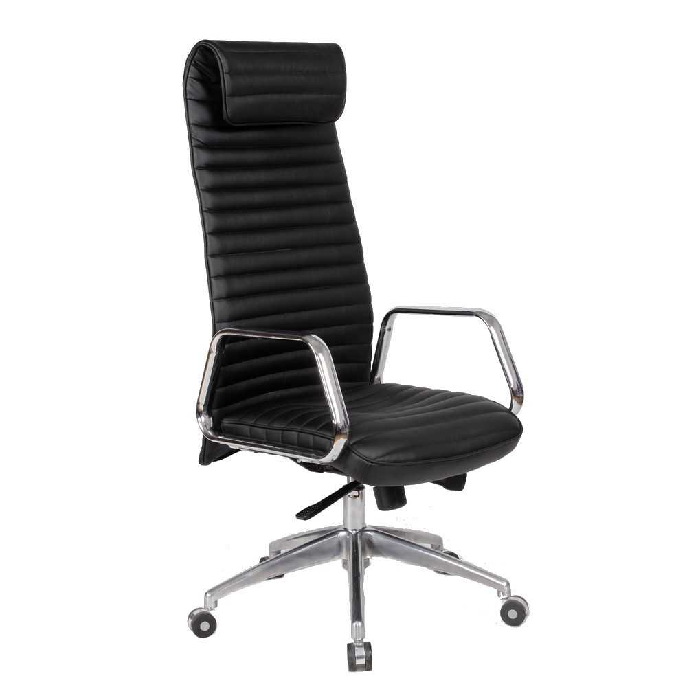 Fine Mod Imports Ox Office Chair High Back, Black