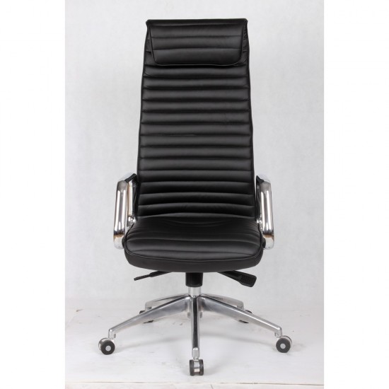 Fine Mod Imports Ox Office Chair High Back, Black