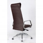 Fine Mod Imports Ox Office Chair High Back, Dark Brown