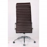 Fine Mod Imports Ox Office Chair High Back, Dark Brown