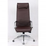 Fine Mod Imports Ox Office Chair High Back, Dark Brown