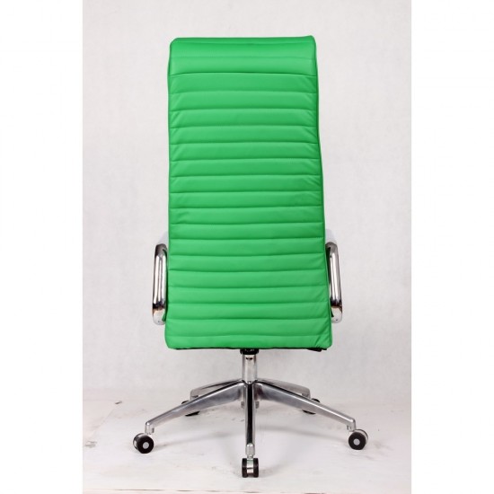 Fine Mod Imports Ox Office Chair High Back, Green