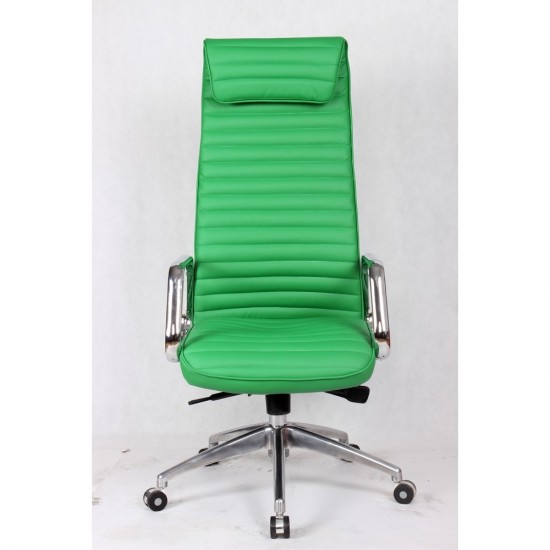 Fine Mod Imports Ox Office Chair High Back, Green