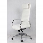 Fine Mod Imports Ox Office Chair High Back, White