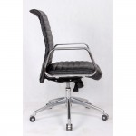 Fine Mod Imports Ox Office Chair Mid Back, Black