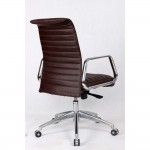 Fine Mod Imports Ox Office Chair Mid Back, Dark Brown