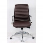 Fine Mod Imports Ox Office Chair Mid Back, Dark Brown