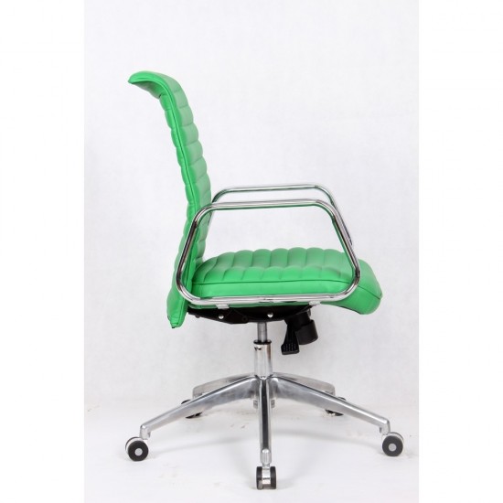 Fine Mod Imports Ox Office Chair Mid Back, Green