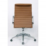 Fine Mod Imports Ox Office Chair Mid Back, Light Brown