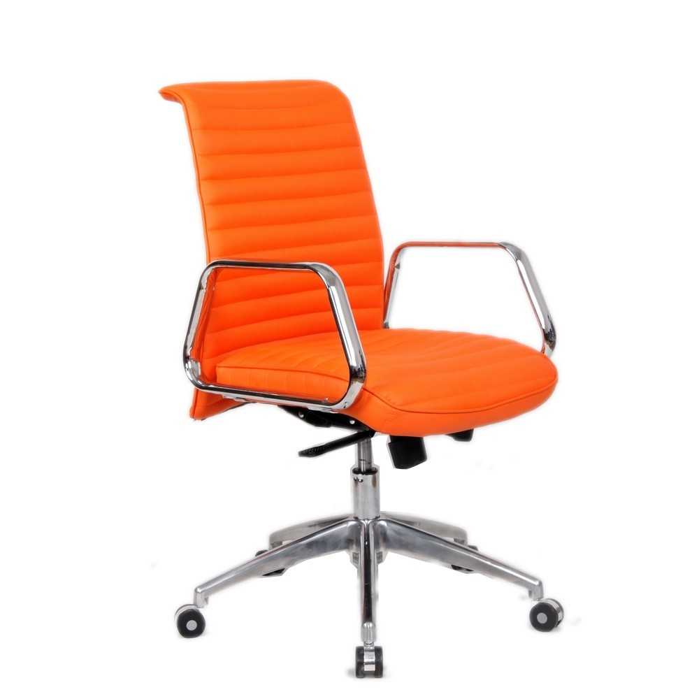 Fine Mod Imports Ox Office Chair Mid Back, Orange