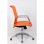 Fine Mod Imports Ox Office Chair Mid Back, Orange