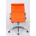 Fine Mod Imports Ox Office Chair Mid Back, Orange