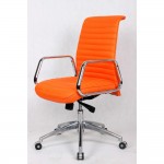 Fine Mod Imports Ox Office Chair Mid Back, Orange