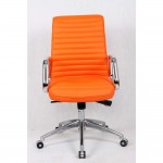 Fine Mod Imports Ox Office Chair Mid Back, Orange