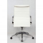 Fine Mod Imports Ox Office Chair Mid Back, White