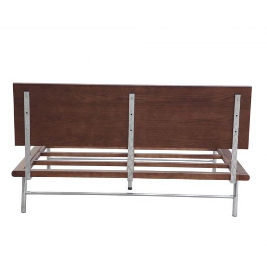 Fine Mod Imports Swab Bed, Walnut