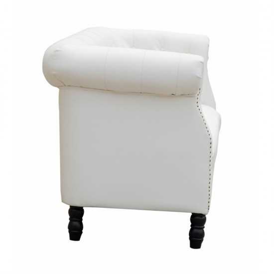 Fine Mod Imports Chester Chair, White