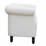 Fine Mod Imports Chester Loveseat, White