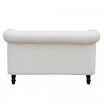 Fine Mod Imports Chester Loveseat, White