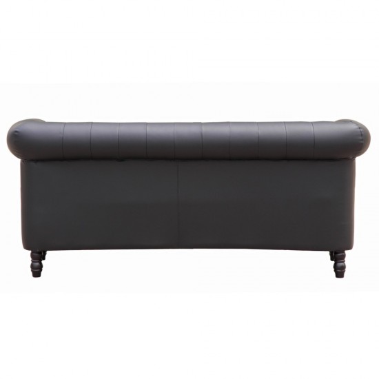 Fine Mod Imports Chester Sofa, Black