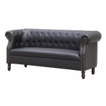 Fine Mod Imports Chester Sofa, Black