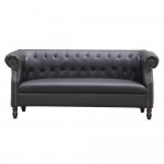 Fine Mod Imports Chester Sofa, Black