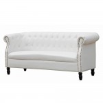 Fine Mod Imports Chester Sofa, White