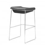 Fine Mod Imports Indent Bar Stool, Black