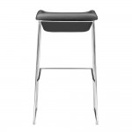 Fine Mod Imports Indent Bar Stool, Black