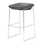 Fine Mod Imports Indent Bar Stool, Black