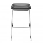 Fine Mod Imports Indent Bar Stool, Black