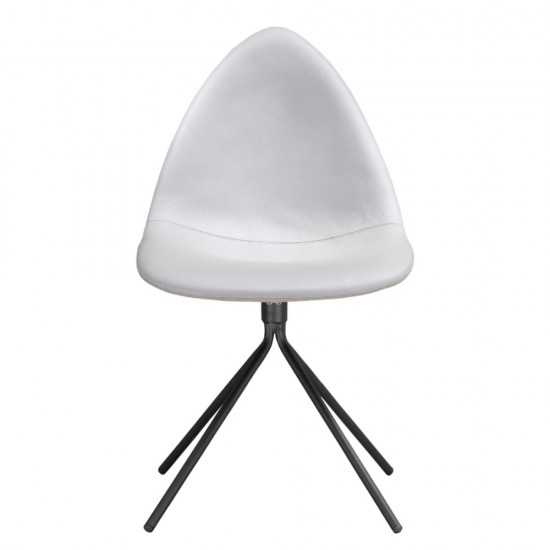 Fine Mod Imports Tripod Dining Chair, White