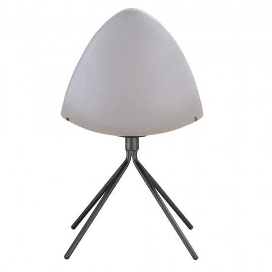 Fine Mod Imports Tripod Dining Chair, White