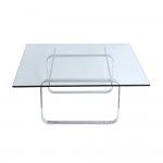 Fine Mod Imports Hans Coffee Table, Glass