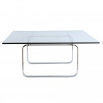 Fine Mod Imports Hans Coffee Table, Glass