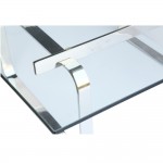 Fine Mod Imports Hans Coffee Table, Glass