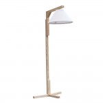 Fine Mod Imports Spiral Floor Lamp, Natural