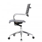 Fine Mod Imports Flees Office Chair Mid Back, Black