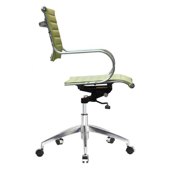 Fine Mod Imports Flees Office Chair Mid Back, Green