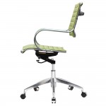 Fine Mod Imports Flees Office Chair Mid Back, Green