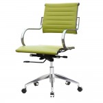 Fine Mod Imports Flees Office Chair Mid Back, Green