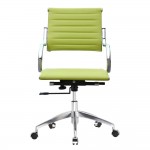 Fine Mod Imports Flees Office Chair Mid Back, Green