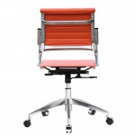 Fine Mod Imports Flees Office Chair Mid Back, Orange