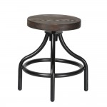 Fine Mod Imports Alta Stool, Walnut