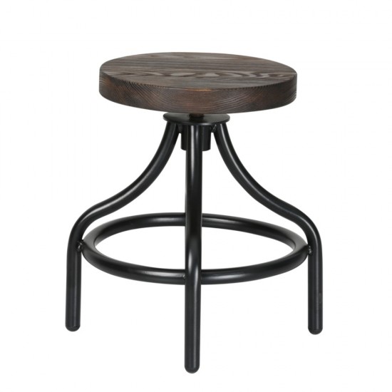 Fine Mod Imports Alta Stool, Walnut