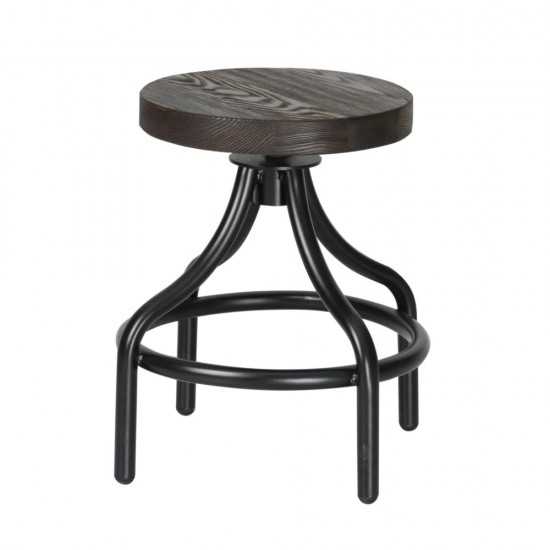 Fine Mod Imports Alta Stool, Walnut