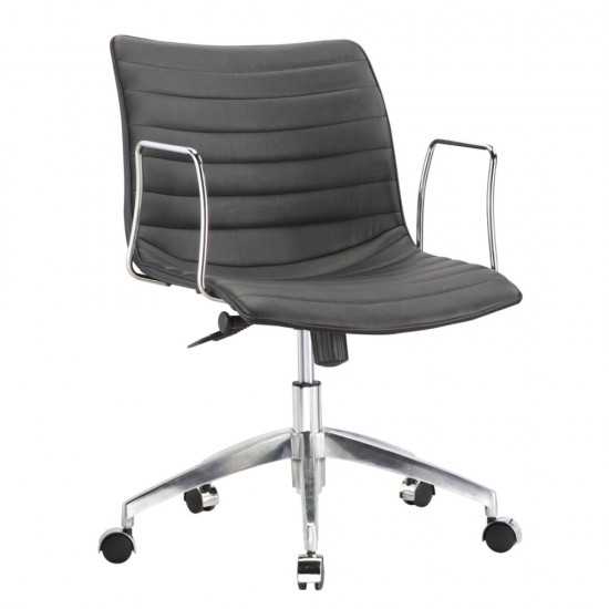 Fine Mod Imports Comfy Office Chair Mid Back, Black