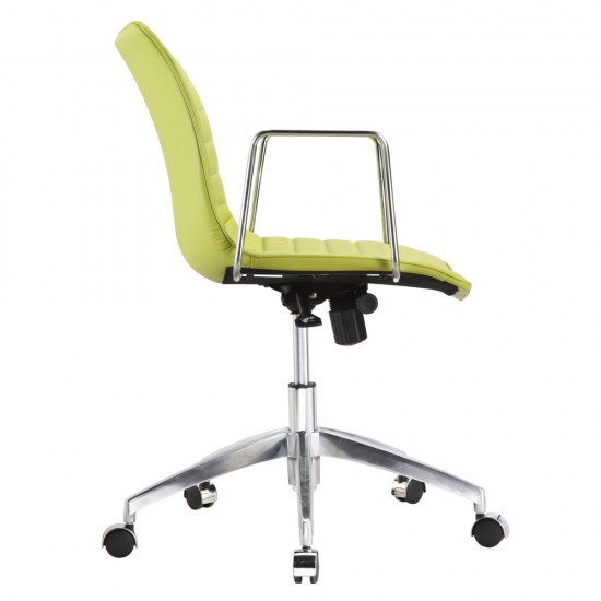 Fine Mod Imports Comfy Office Chair Mid Back, Green