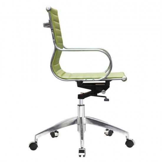 Fine Mod Imports Twist Office Chair Mid Back, Green