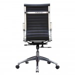 Fine Mod Imports Twist Office Chair High Back, Black